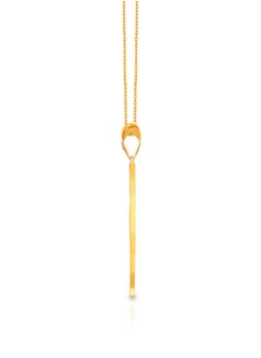 Malabar Gold and Diamonds 22 Carat 916 Purity Yellow Gold Pendant PD3450740Y For Women  - Image 3
