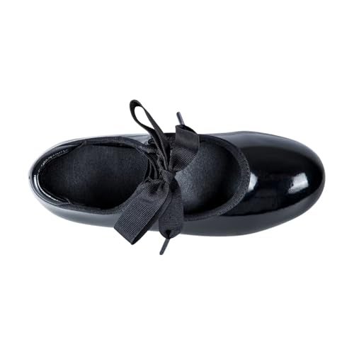 ARCLIBER Tap Shoes for Girls Black Dance Shoe Kids Tap Shoes(Toddler/Little Kid/Big Kid) - Image 5