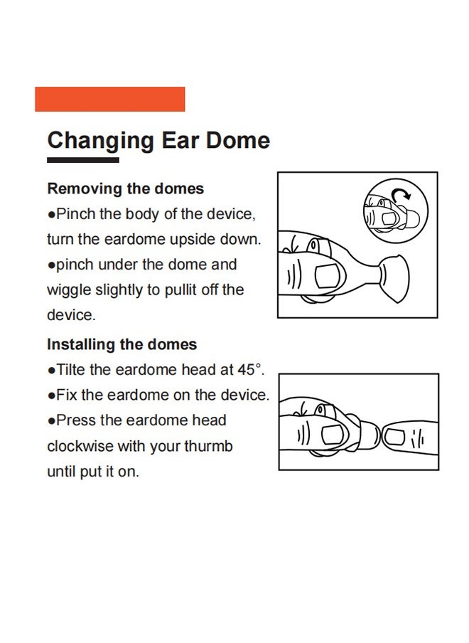 Urit - Hearing Aids, Invisible Magnetic Assistive Listening Devices, Contact Charging Box with LED Power Display (Black) - Image 1