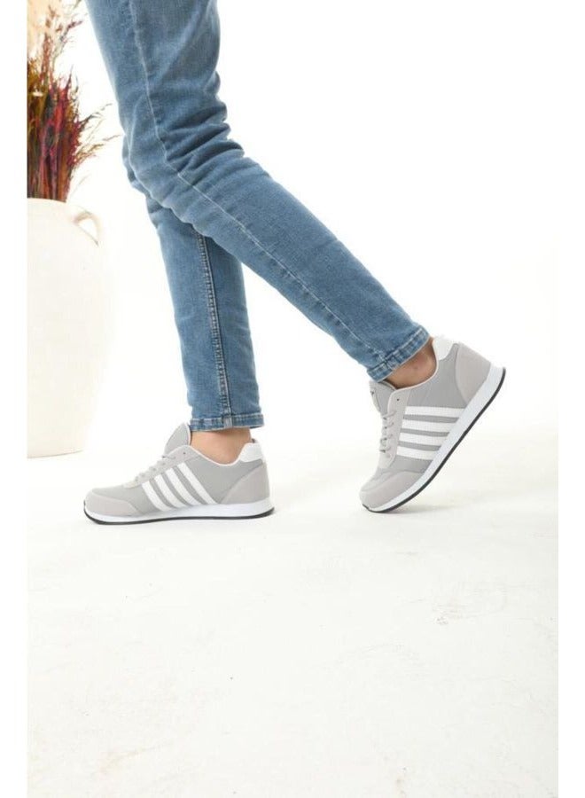 Sports shoes - Pro Hyper brand - casual, comfortable in gray color for unisex, model MRD2022S  - Image 3