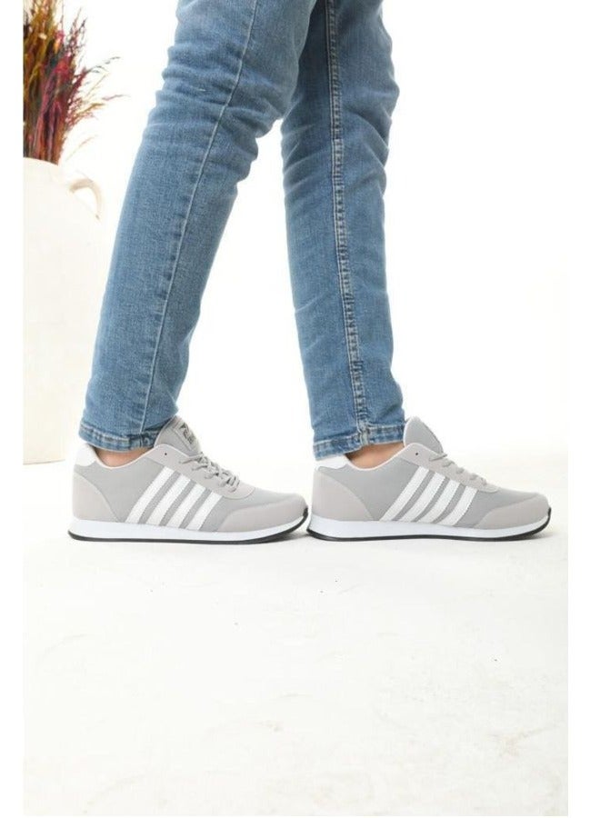 Sports shoes - Pro Hyper brand - casual, comfortable in gray color for unisex, model MRD2022S  - Image 1