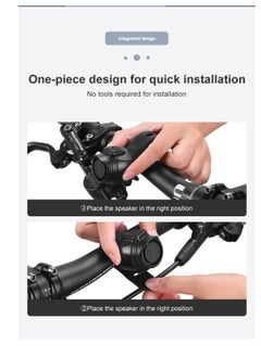 Excefore Electric Bike Bell, Usb Electric Horn, 80db Anti-Theft Alarm Loud Electric Bike Horn, with 6 Type Of Bell, USB Rechargeable Battery Bicycle Horn, for Mountain, Racing, Children'S, Road Bikes  - Image 3