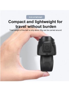 Excefore Electric Bike Bell, Usb Electric Horn, 80db Anti-Theft Alarm Loud Electric Bike Horn, with 6 Type Of Bell, USB Rechargeable Battery Bicycle Horn, for Mountain, Racing, Children'S, Road Bikes  - Image 4