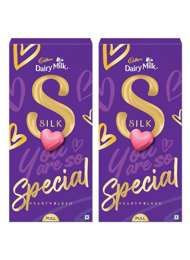 Cadbury Dairy Milk Silk Heart Blush Chocolate Bar Gift Pack (Valentine's Edition) 250g - Image 4