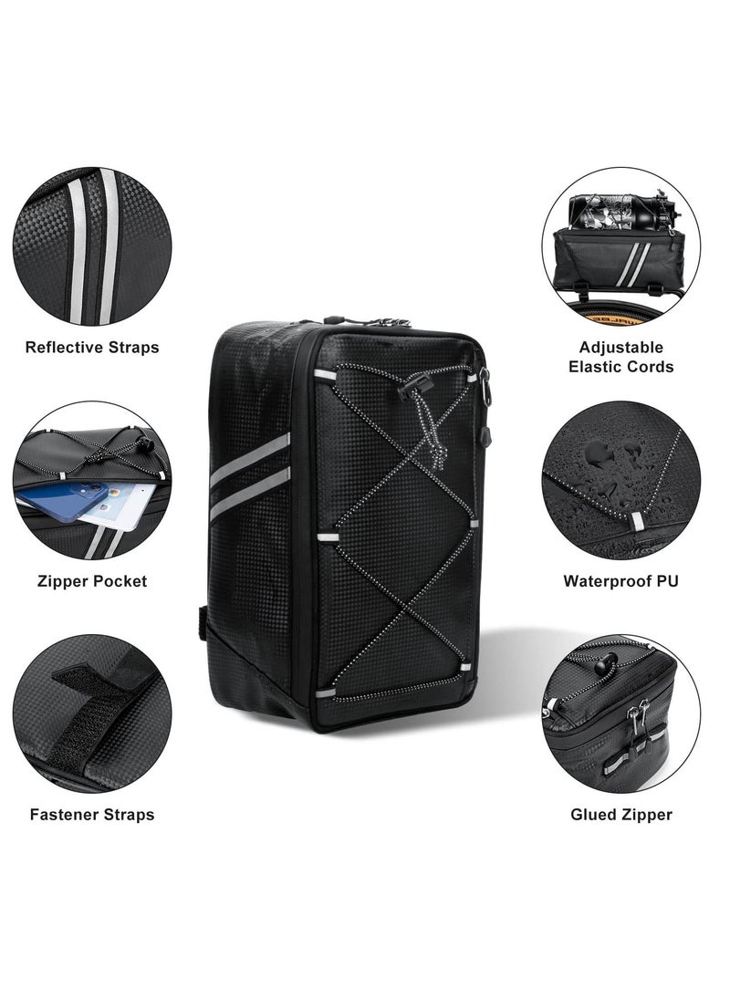 SYOSI Bicycle Rear Rack Storage Bag, Bike Reflective Trunk Bag Waterproof Rear Rack Bag for Bicycle With Reflective Strips for Outdoor Travel Camping Picnic Commuter - pzsku/Z39A0BC0ACCDD8DA07559Z/45/_/1684401244/f915e2b8-be5b-451f-bcea-1c512dc6dfa7