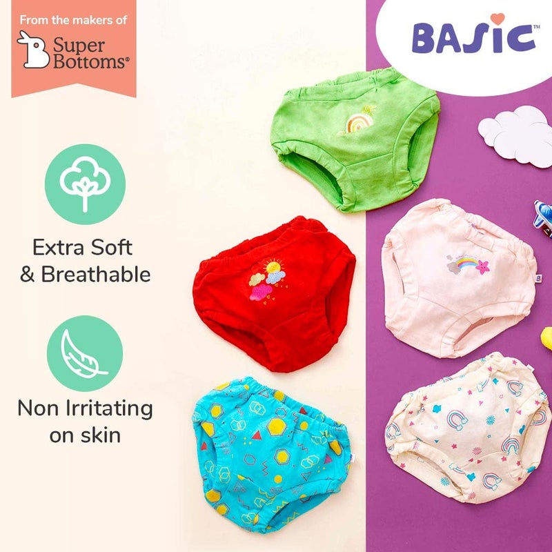 superbottoms Basic Reusable Cloth Diaper, Airplane, For 0-3 Years, 5 Super Soft Briefs For 6-9 Months, 12 Soft & Breathable Basic Langot For 0-9 Months, 1 Waterproof Diaper Changing Mat, Infant - Image 4