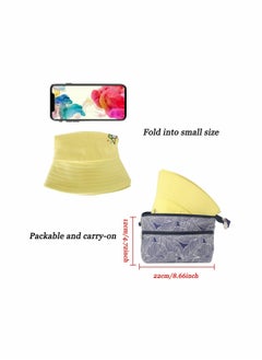 Y&D Unisex Fashion Embroidered Bucket Hat Summer Fisherman Cap for Men Women Teens  - Image 5