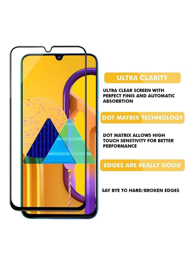 ICS Screen Protector For Samsung Galaxy A31/M31 Clear/Black - Image 2