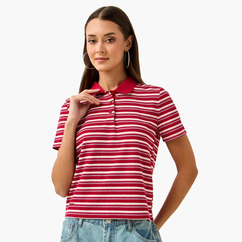 Lee Cooper Lee Cooper Striped Polo T-shirt