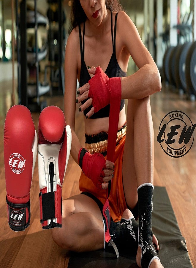 LEW Contest Boxing Gloves for Men & Women with Moulded Foam Padding, Sweat Wicking Lining, Elasticated Hook & Loop Wrap Around Closure System Boxxing Gloves - Image 5