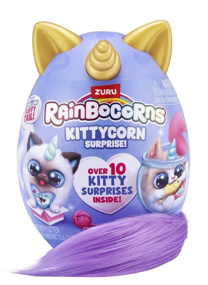 Zuru Rainbocorns Zuru Rainbocorns - Kittycorn Surprise 10+ Surprises Fluffy Tail - Series 9  - Image 1