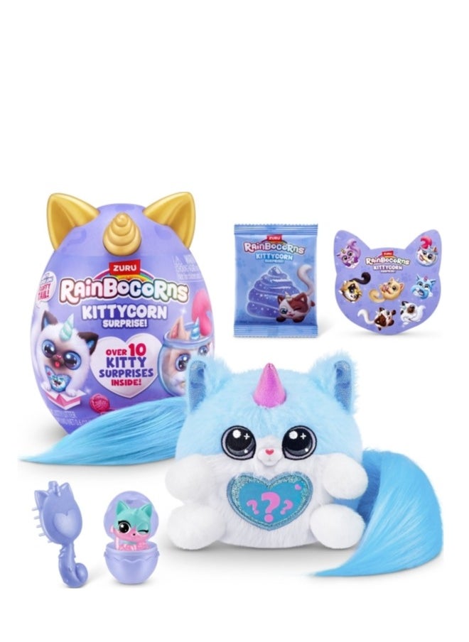 Zuru Rainbocorns Zuru Rainbocorns - Kittycorn Surprise 10+ Surprises Fluffy Tail - Series 9  - Image 2