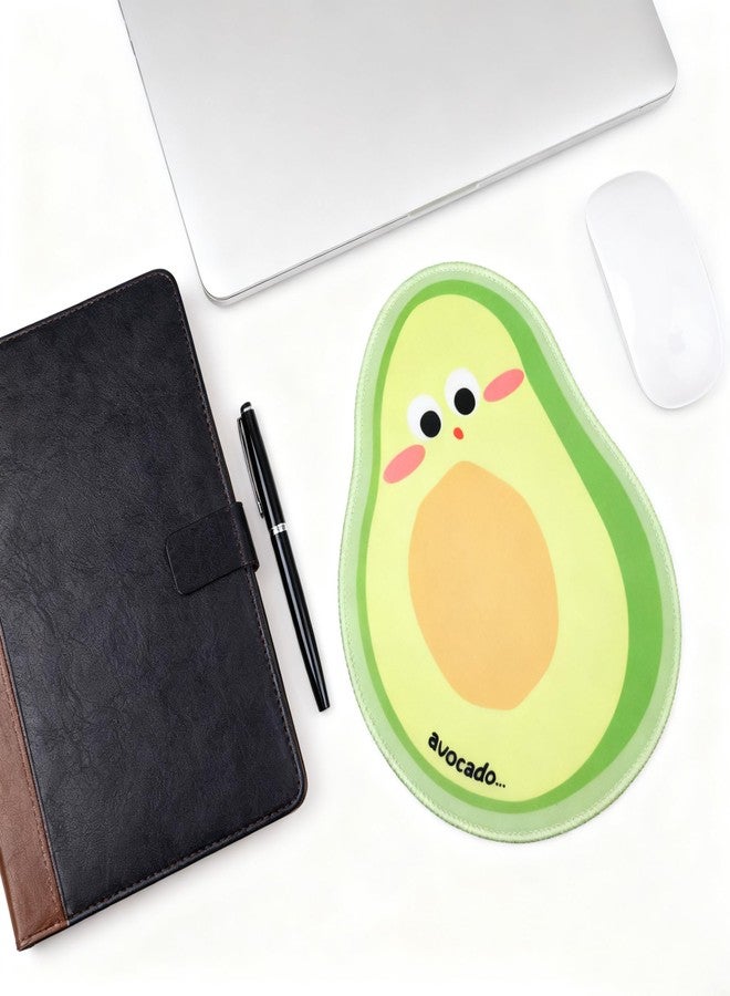 Leden Mouse Pad Cute Avocado Mouse Pads, Computer Mousepad with Non-Slip Rubber Base for Laptop Gaming Home Office, 11 x 8.2 Inches - Image 4