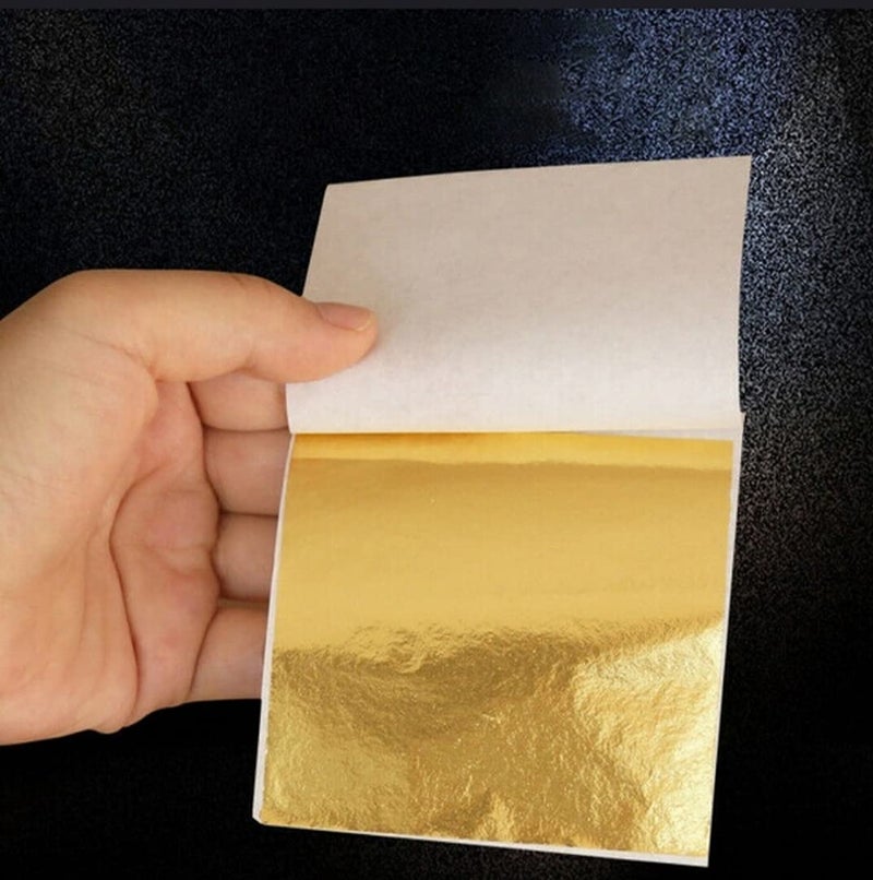 GSWC Gold Foil Imitation Sheets for Art Crafts Decoration Gilding Crafting Frames Sheets_450 - Image 3