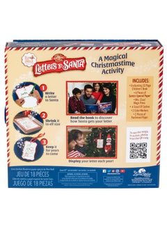 The Elf on the Shelf The Elf on The Shelf: Letters to Santa - Send Shrinking Christmas Lists to Santa through your Elf- 18 Piece Gift Set Includes Magic X-mas Paper, Mrs Claus' Press, Ribbon Sashes, Markers, and Parchment  - Image 4