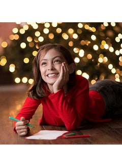 The Elf on the Shelf The Elf on The Shelf: Letters to Santa - Send Shrinking Christmas Lists to Santa through your Elf- 18 Piece Gift Set Includes Magic X-mas Paper, Mrs Claus' Press, Ribbon Sashes, Markers, and Parchment  - Image 2