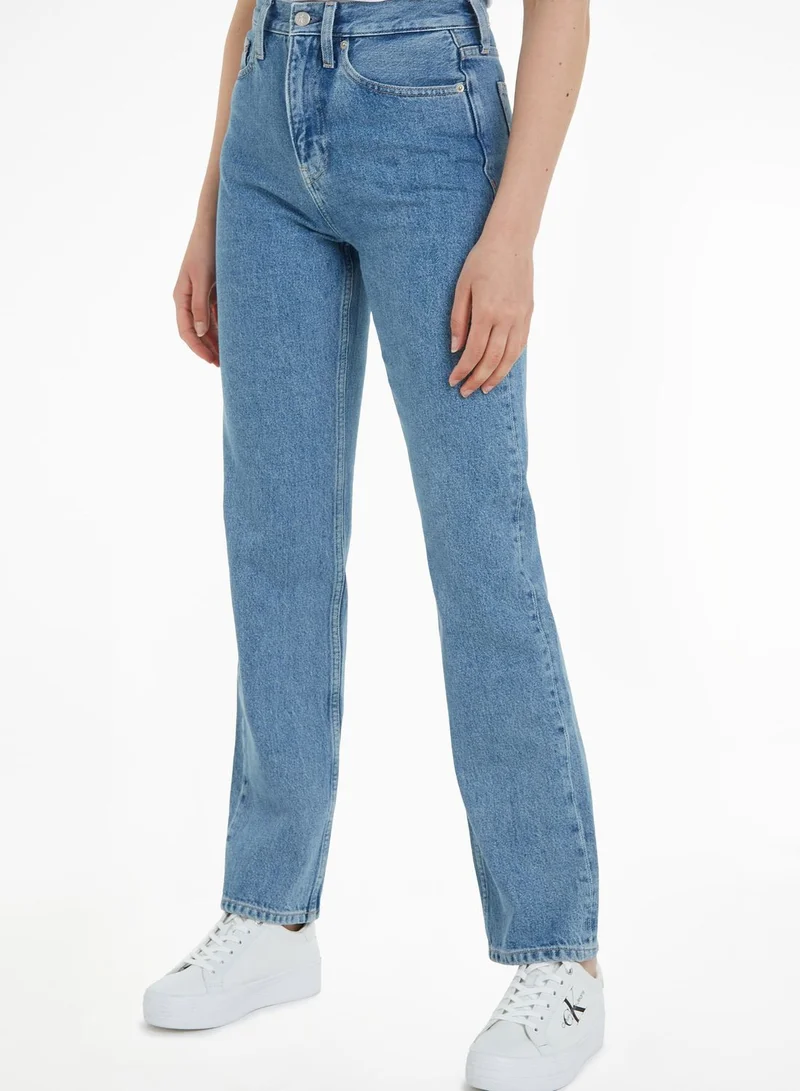 Calvin Klein Jeans High Waist Straight Jeans