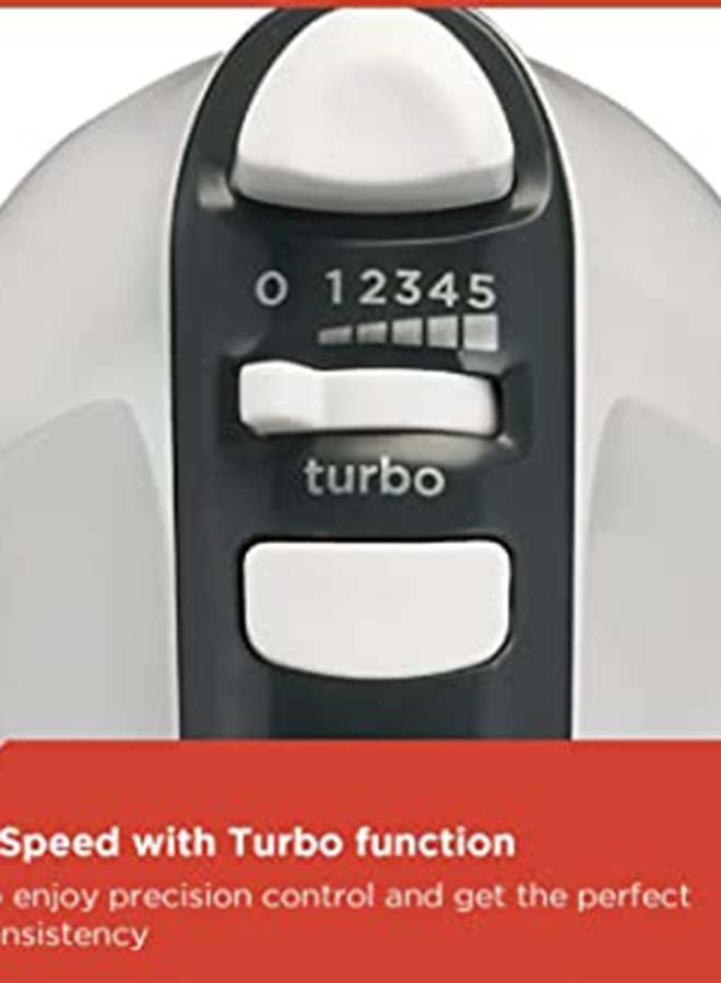 BLACK+DECKER Hand Mixer 300 W M350-B5 white - Image 2