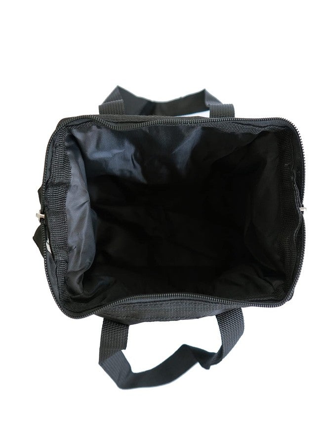 Yuanhe Bingo Dauber Bags with 6 Pockets Black Bingo Tote Bag - Image 4