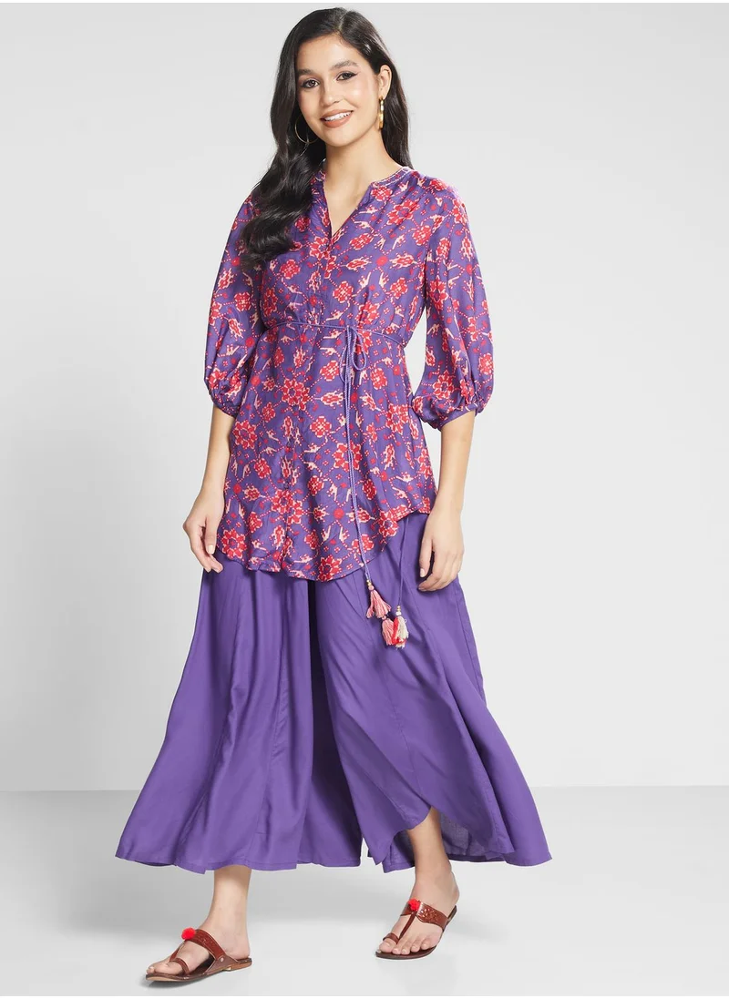 Biba Balloon Sleeve Printed Sets