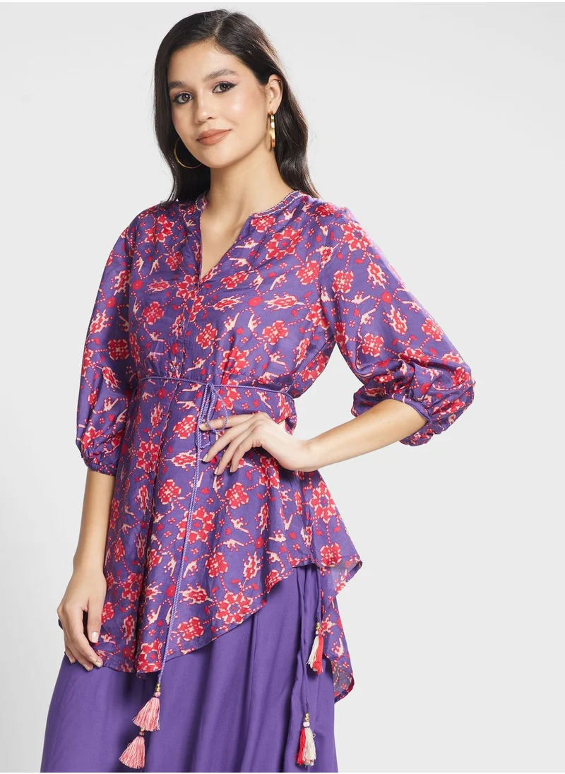 Biba Balloon Sleeve Printed Sets