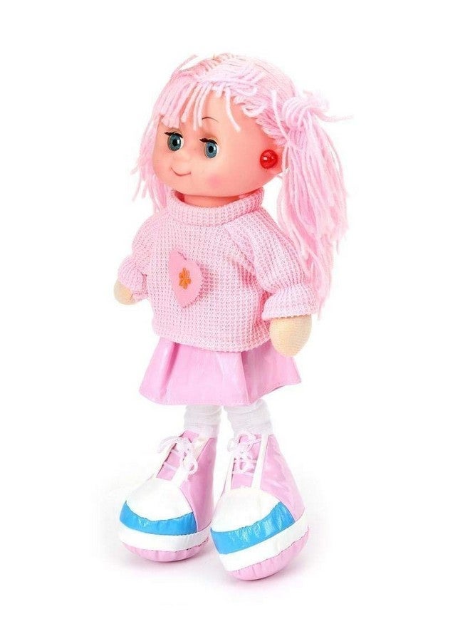 VGRASSP Beautiful Hair Cute Doll Toy with Light and Music (Pink) - Image 4