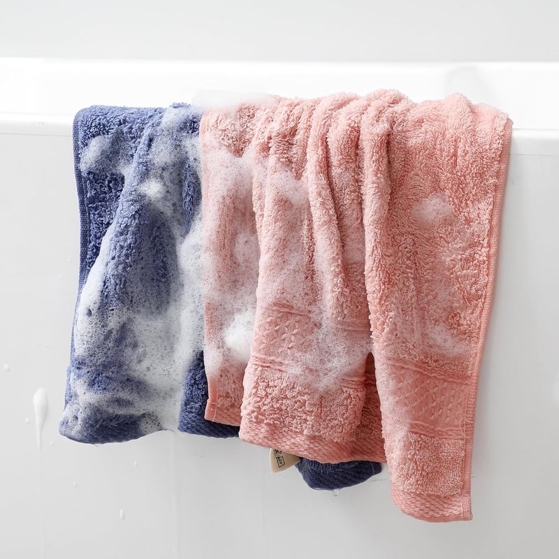QAJ 6 Pack 100% Cotton Washcloths Set, Highly Absorbent and Soft Feel Fingertip Towels, 13 x 13 in Quick Dry Face Cloths - Image 5