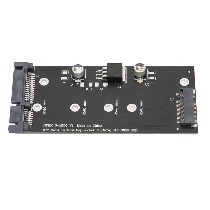 محول M.2 SSD إلى SATA لبطاقات 2280/2260/2242/2230mm - محول بمادة PCB لأجهزة الكمبيوتر المكتبية - Image 4