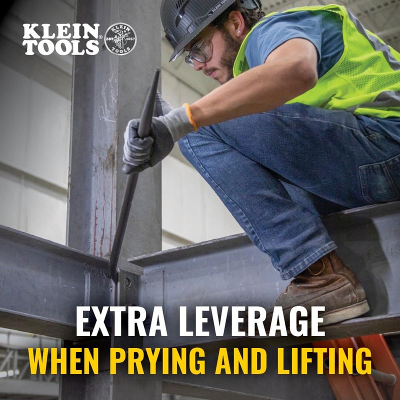 Klein Tools 3246 Round 7/8-Inch x 36-Inch Connecting Bar, Made in USA, Sleever Bar for Aligning, Prying and Chiseling - Image 3