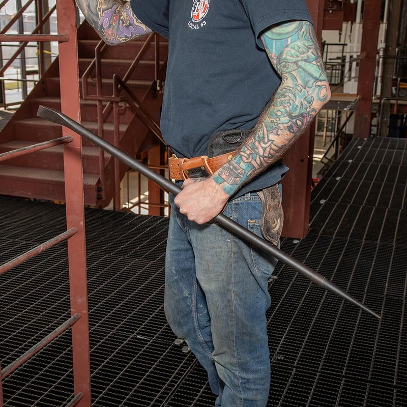 Klein Tools 3246 Round 7/8-Inch x 36-Inch Connecting Bar, Made in USA, Sleever Bar for Aligning, Prying and Chiseling - Image 5