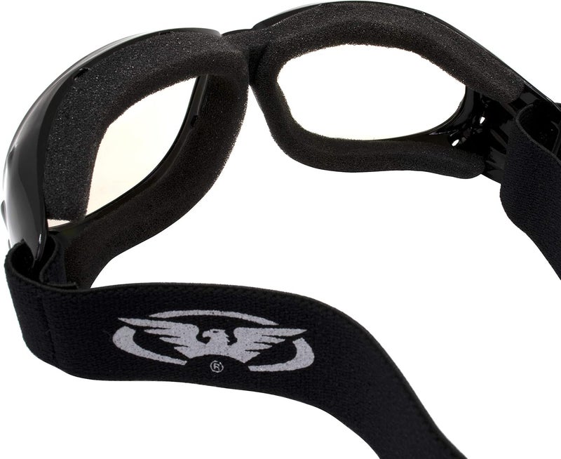 Global Vision Eliminator Dirt Bike Padded Motorcycle Riding Goggles for Men and Women (Black Frame/Smoke Lens) - Image 5