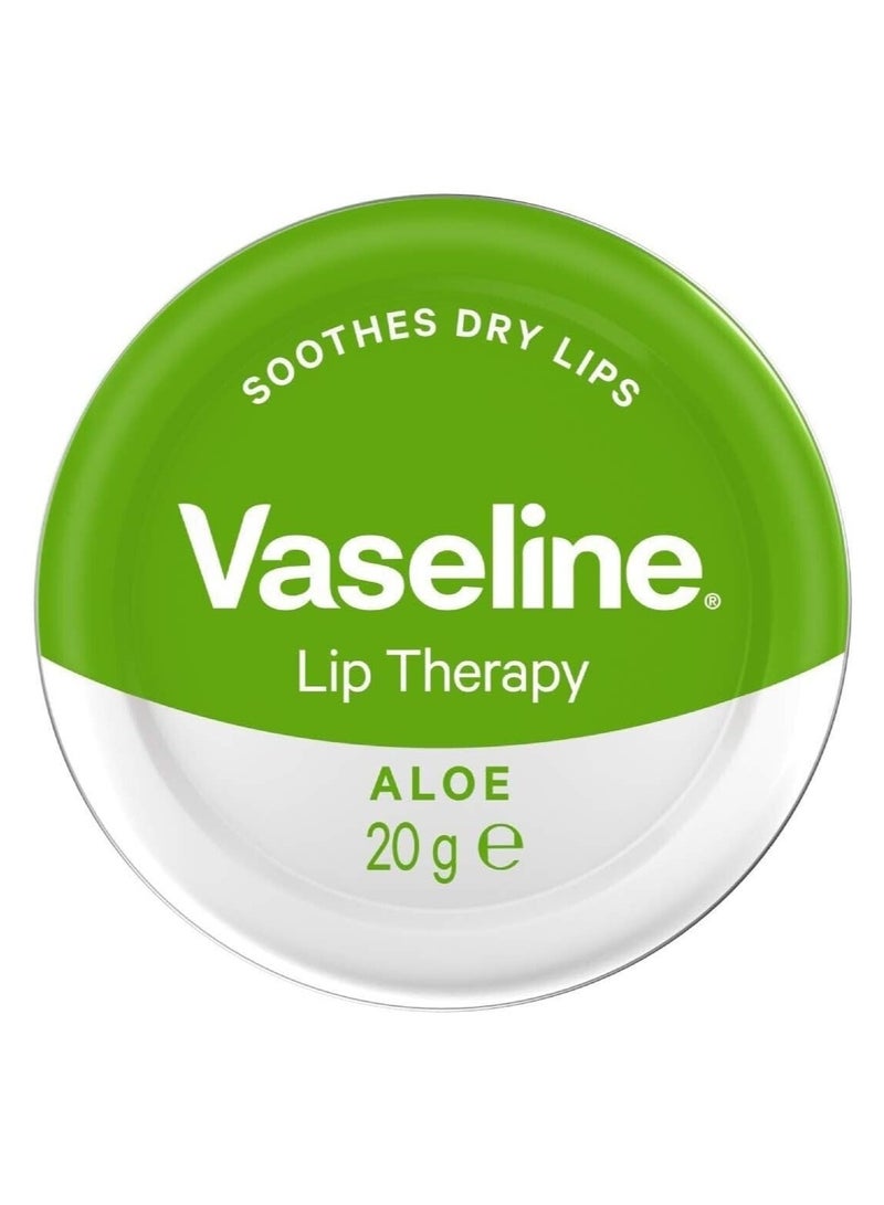 Vaseline Lip Therapy Aloe Vera Gel Petroleum Jelly 20grams - Image 1