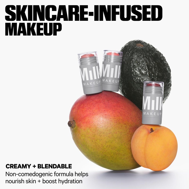 Milk Makeup Lip + Cheek Stick â€“ Buildable Cream Blush + Lip Color w/Hydrating Mango Butter + Avocado Oil for a Natural Flush â€“ Long-Lasting, Multiuse, Vegan Formula â€“ Dash (Light Pink), 0.21 oz - Image 3