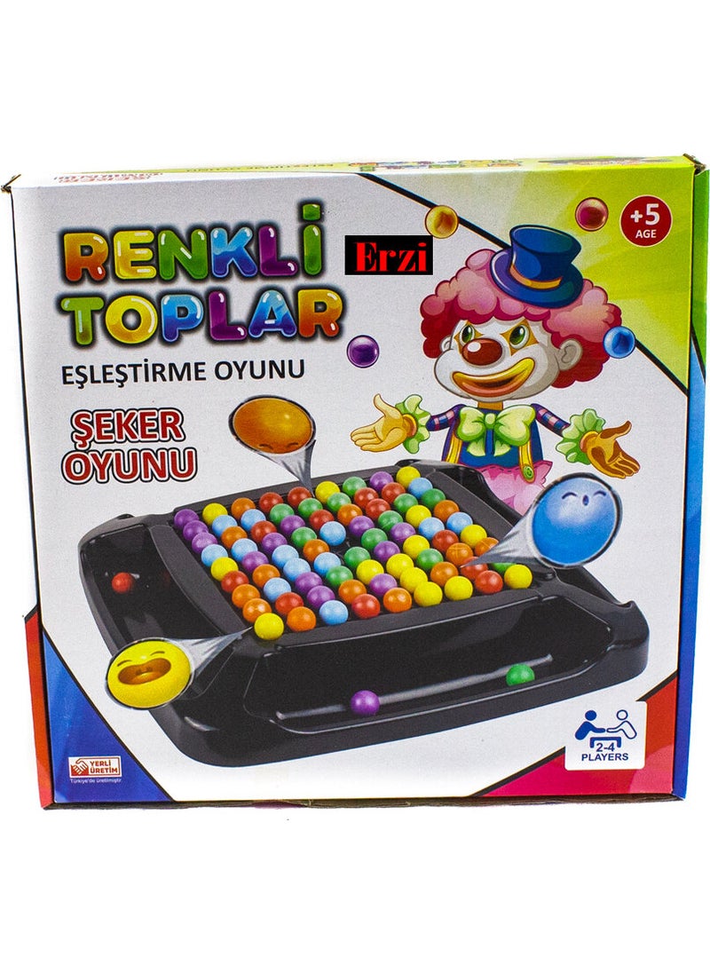 Erzi - Colored Balls Candy Game Educational Matching Game - Image 1