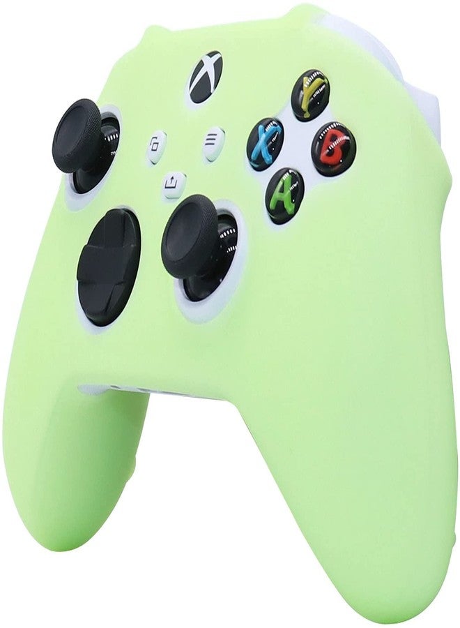 HLRAO Glow in the dark Silicone Cover Skin for Xbox Series X Controller, Anti-slip Soft Rubber Case Protector for Xbox Series S Controller with 6 Thumb Grip Caps Glow in the dark. - Image 4
