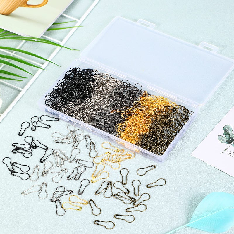 Waydress 500 Pieces Bulb Pins for Crafts Gourd Quilting Calabash Safety Pins for Hand Sewing DIY Crafts Home Accessories(Silver, Black, Gold, Silver Black, Bronze) - Image 5