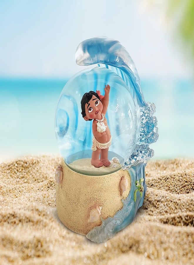 Enesco Disney Showcase Baby Moana Holding a Shell Waterball Waterglobe, 6.25 Inch, Multicolor - Image 3