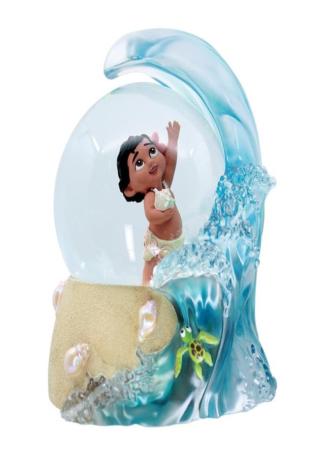 Enesco Disney Showcase Baby Moana Holding a Shell Waterball Waterglobe, 6.25 Inch, Multicolor - Image 2