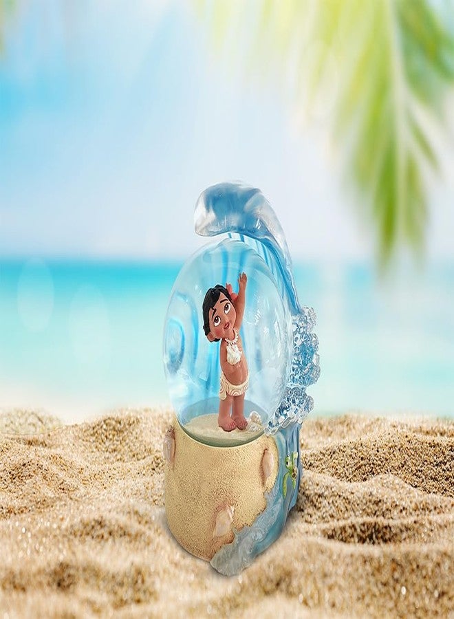 Enesco Disney Showcase Baby Moana Holding a Shell Waterball Waterglobe, 6.25 Inch, Multicolor - Image 4