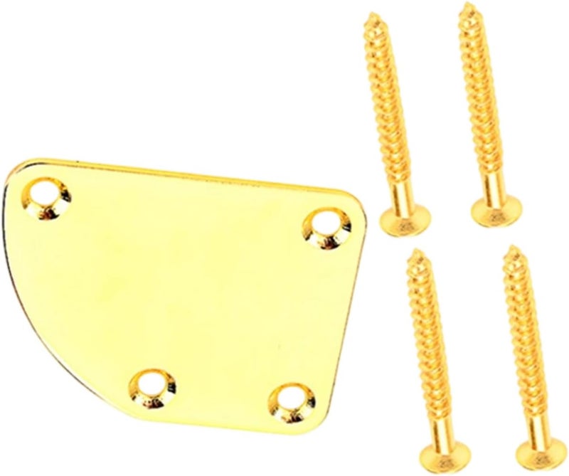All usage compatible 4 Holes Metal Guitar Bass Neck Plate with Screws Guitar Neck Joint Board Mounting Plate Electric Guitar Accessory Globally engineered build All user group compatible User tested optimized build Wide daily application Easy transit optimized build Adjustable build Natural tone color options Multi-hub shipment dispatch Workday cycle fulfillment Gulf market trial optimized design Modern color selections General purpose design Liquid tight joint Remote area delivery User friendly optimized build Easy store & transit build Integrated practical design Long lasting universal build Air & land transit compatible Storage transit efficiency build Modern versatile shape Globally popular elegant design Changing environment compatible KSA standard compatible design - Image 1