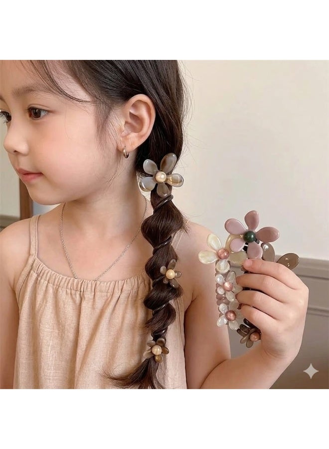 Spiral Hair Twist Clip with Elegant Flower Design – Easy Hair Styling and Strong Hold for Long and Medium Hair, Stylish Bun Maker Hair Accessory for Everyday Wear, Work, Parties and Special Occasions - Image 3