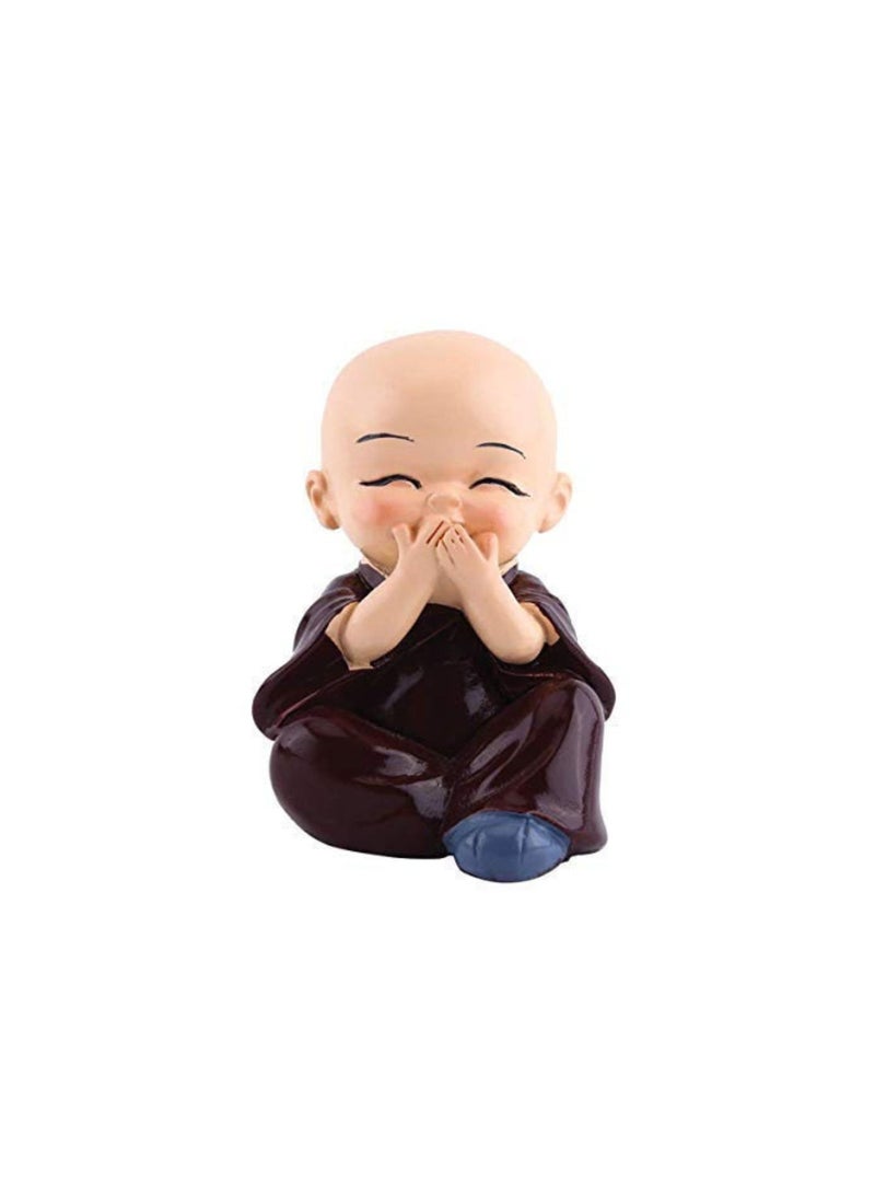 Little Baby Monk Buddha Set Of 4 Pcs Decorative Showpiece - Image 2