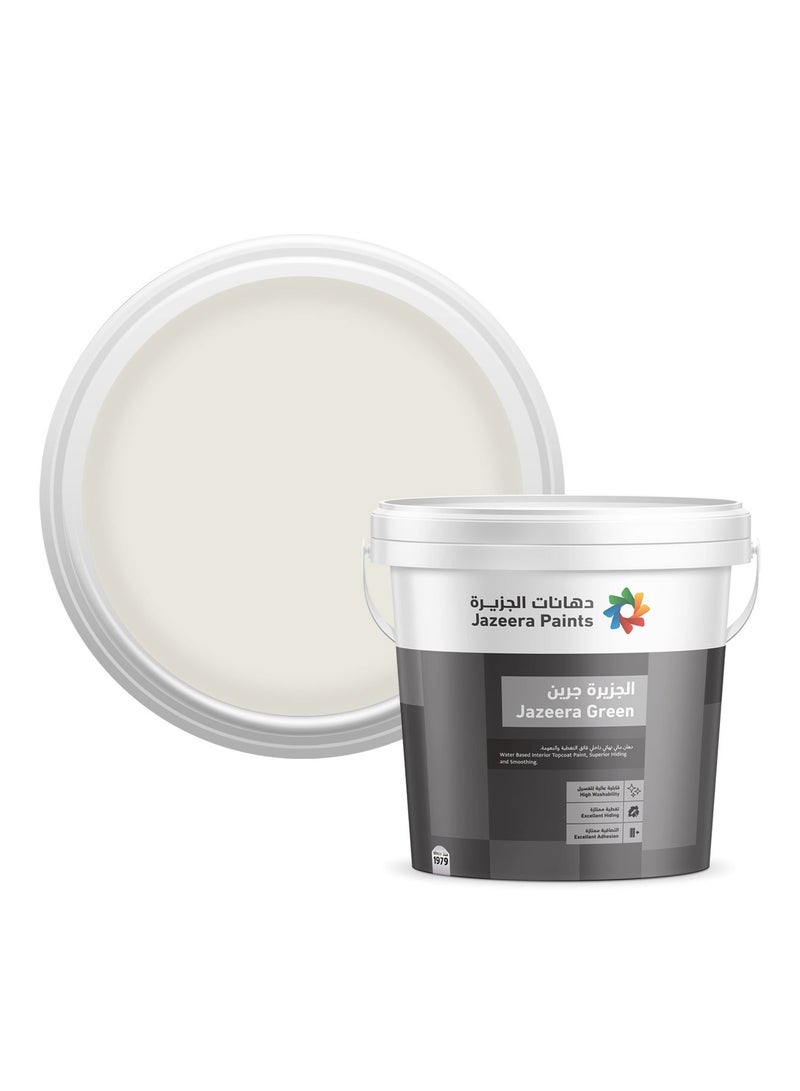 Jazeera Paints Green Interior Walls Paints Silk (color :Coconut) 3L - Image 1