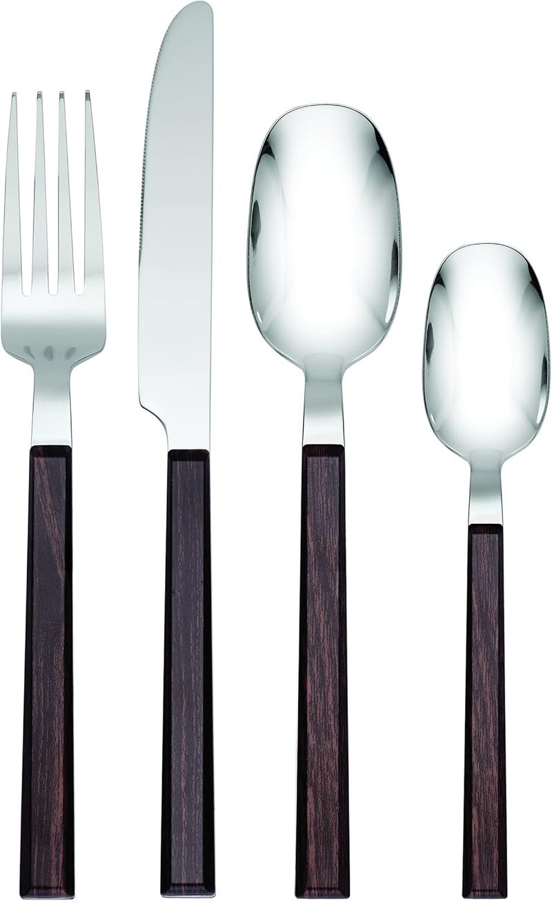 Hampton Forge 894318 Henley Brown 16 Piece Flatware Set - Image 1