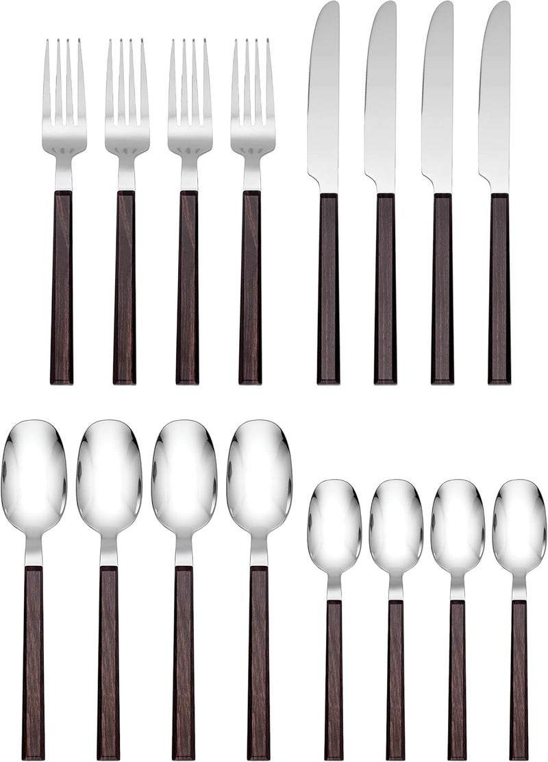 Hampton Forge 894318 Henley Brown 16 Piece Flatware Set - Image 2