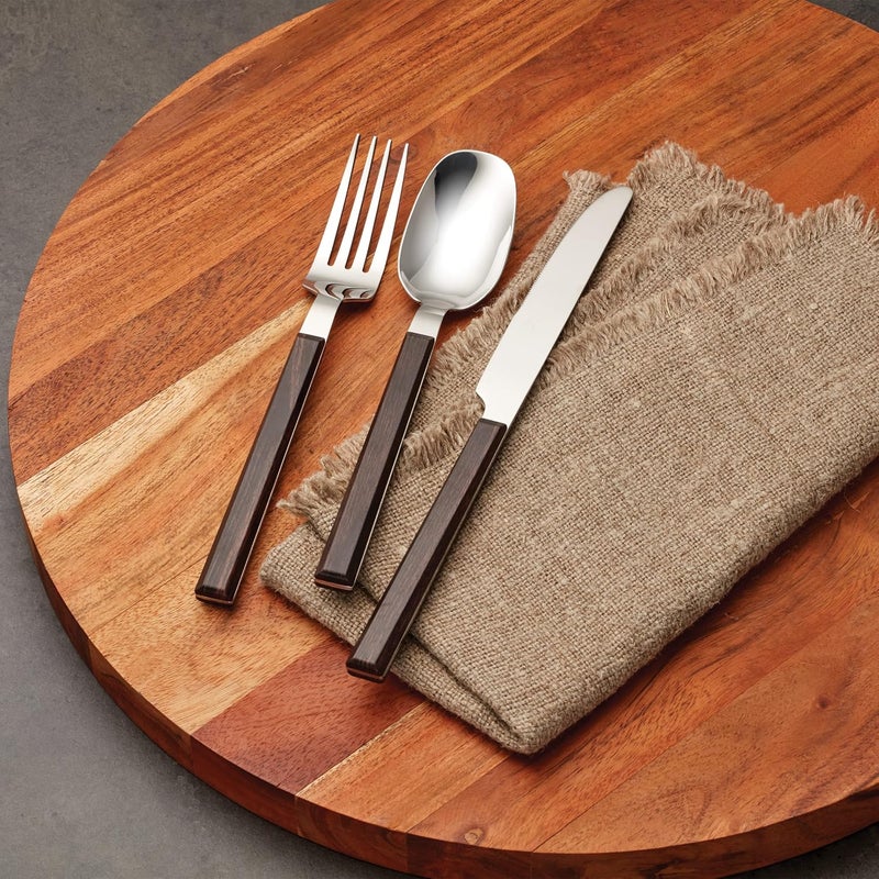 Hampton Forge 894318 Henley Brown 16 Piece Flatware Set - Image 4