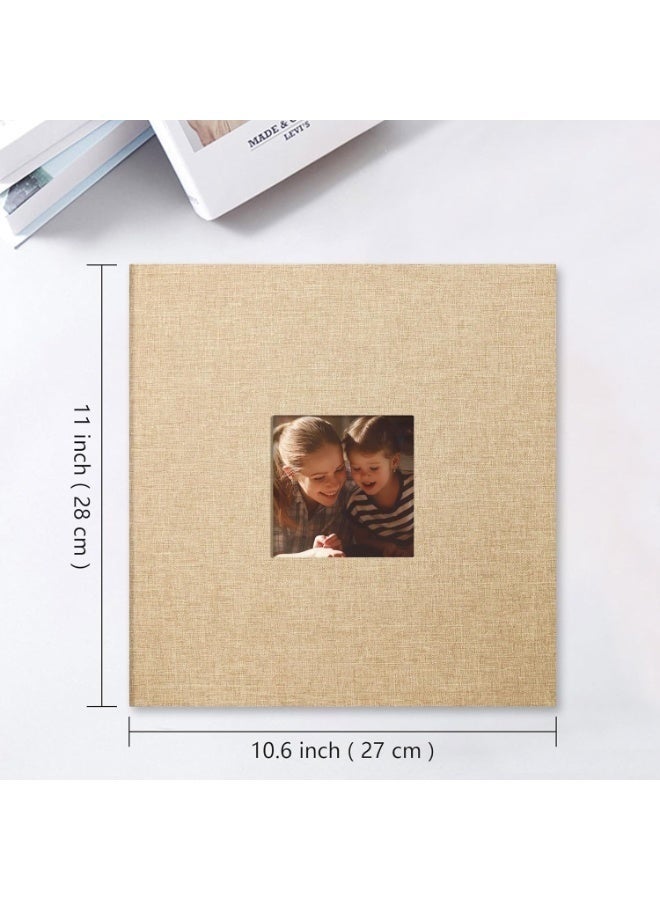 Arabest Large Photo Album Self Adhesive 4x6 5x7 8x10 Pictures Linen Cover 40 Blank Pages Magnetic DIY Scrapbook Albums - Image 4