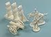 Morrison Games Napoleonic Civil War Military Miniatures White Plastic Toy Soldiers Set Infantry Cavalry Artillery Ships - Image 4