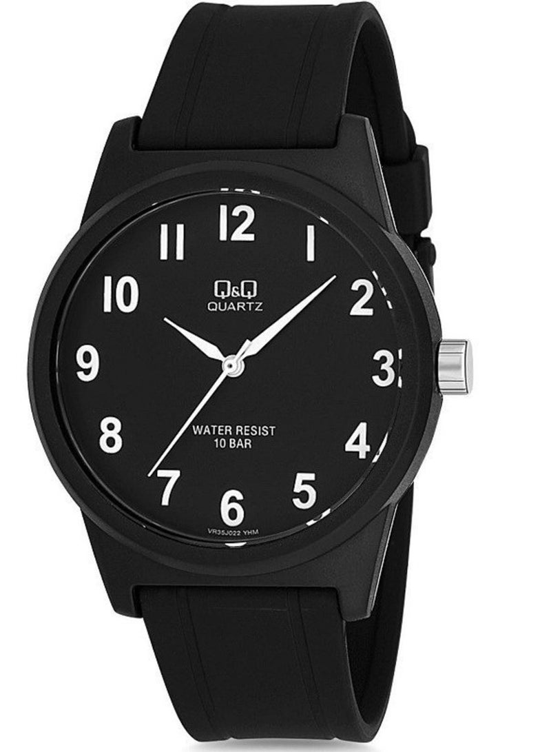 Q&Q casual watch for women analog rubber - vr35j022y