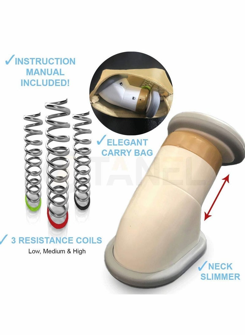 KASTWAVE Neckline Slimmer & Toning Massager System, Double Chin Remover Facial Neck Line Exerciser Chin Massager - Image 2